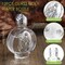 12 Pcs Glass Holy Water Bottles - 0.5 Fl oz (Silver, Divine Mercy)